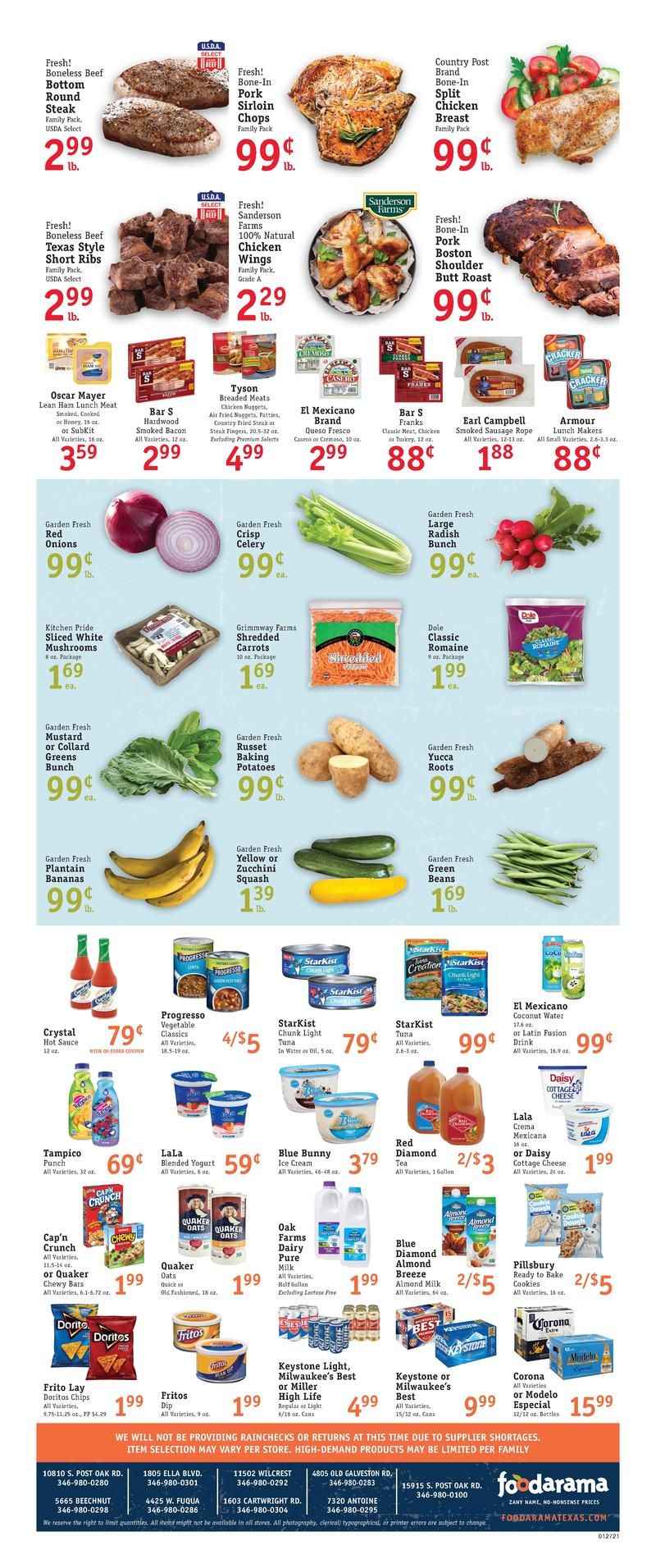 Foodarama Weekly Ad Flyer January 27 to February 2, 2021