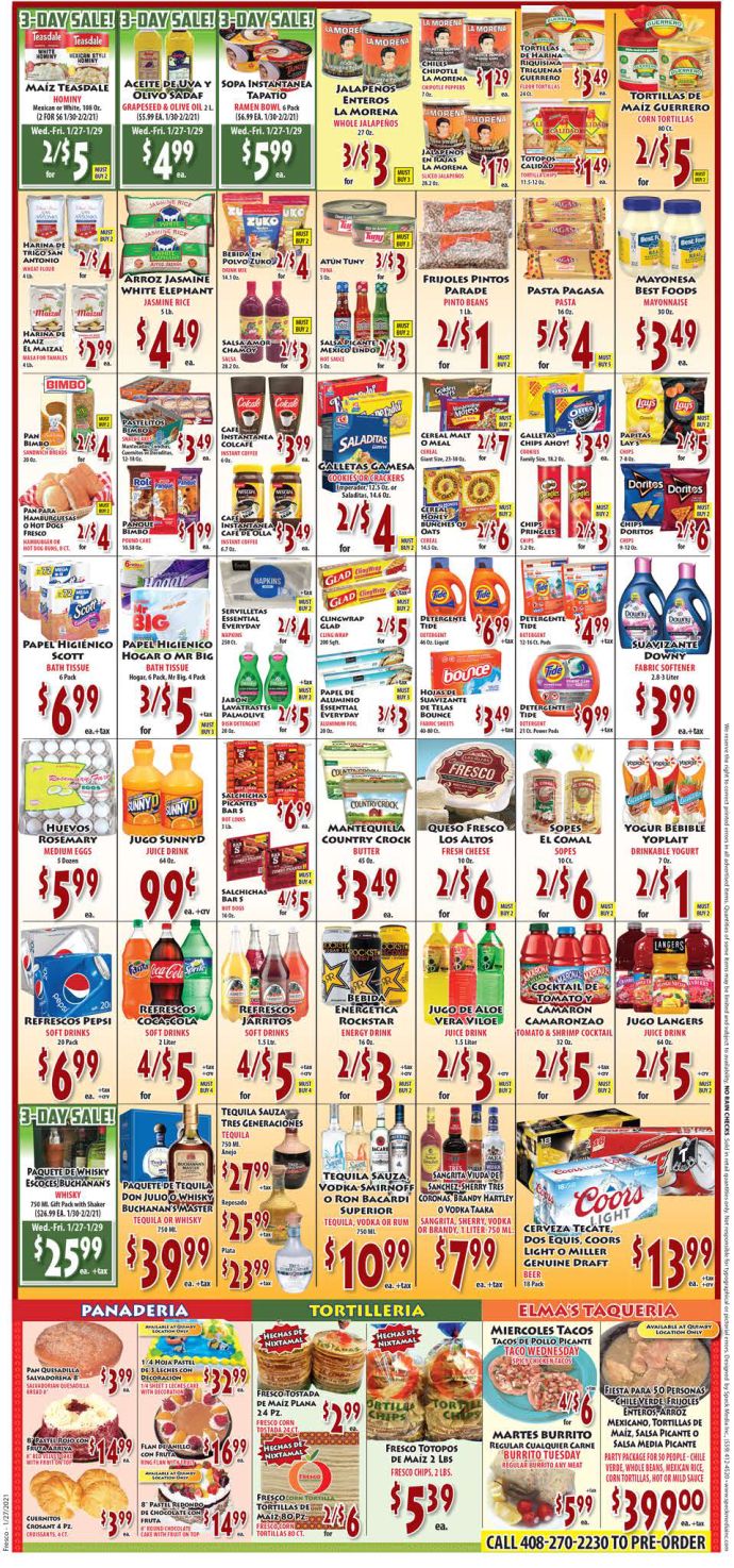 Fresco Supermarket Weekly Ad Flyer January 27 to February 2, 2021