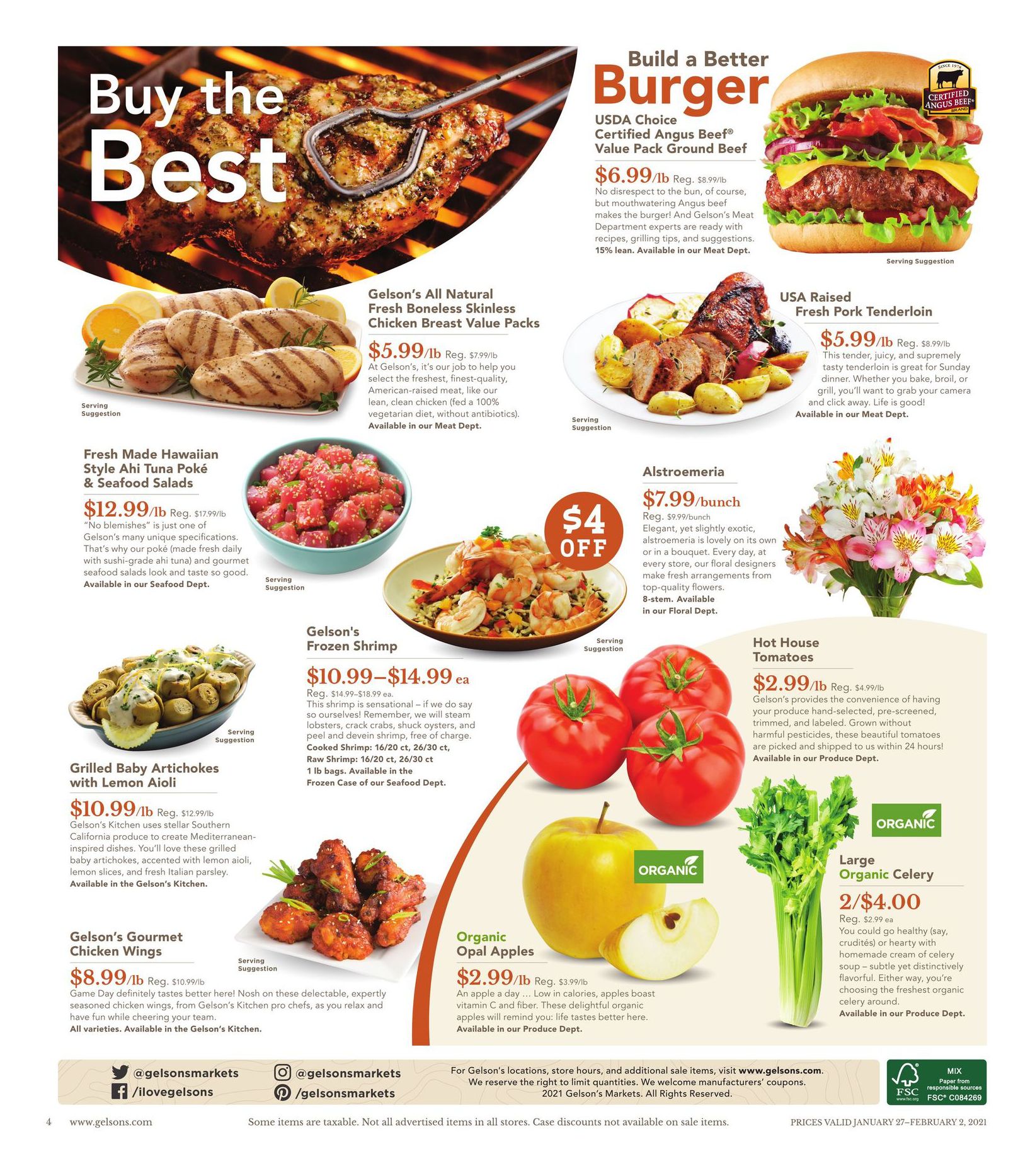 Gelson's Weekly Ad Flyer January 27 to February 2, 2021