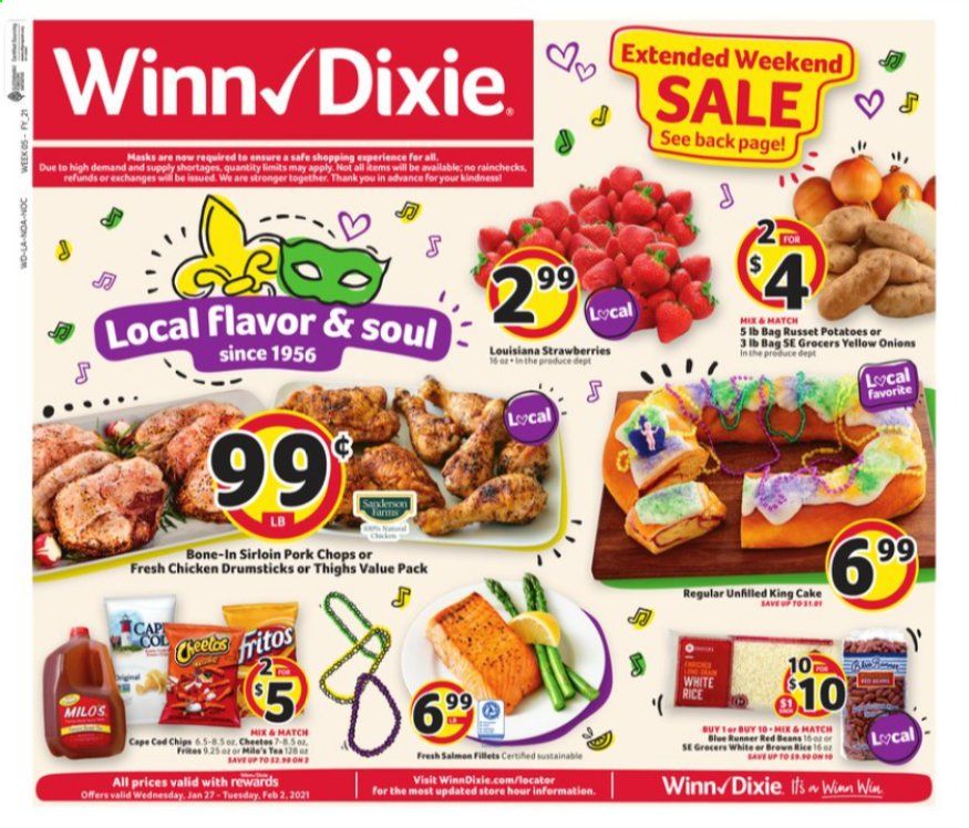 Winn Dixie (AL, FL, GA, LA, MS) Weekly Ad Flyer January 27 to February 2