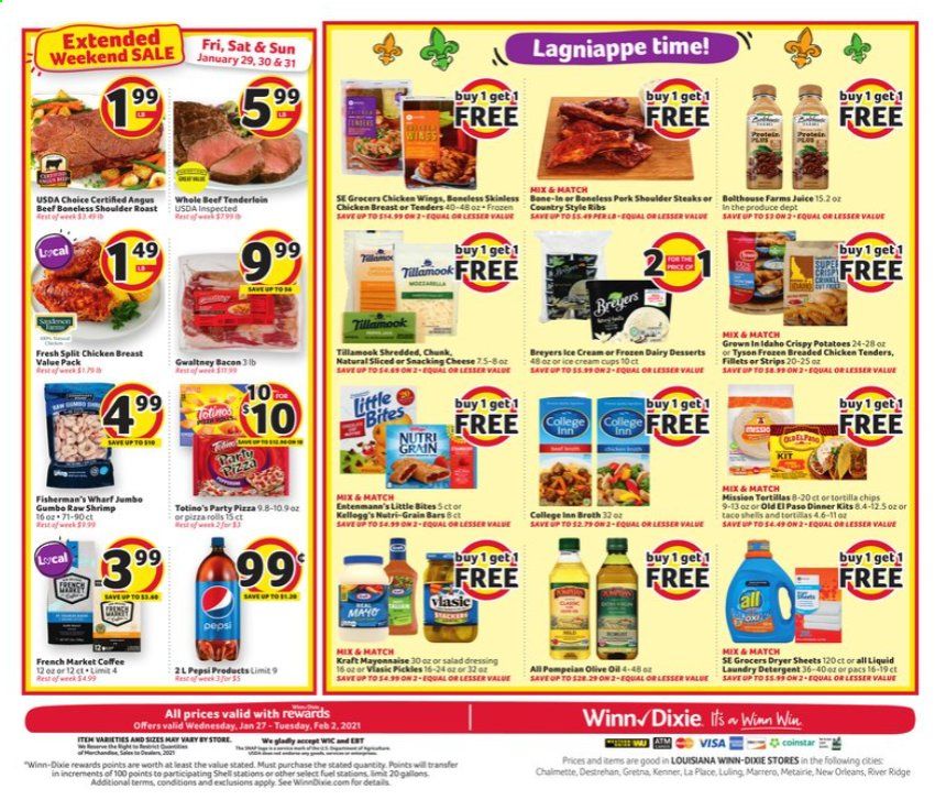 Winn Dixie (AL, FL, GA, LA, MS) Weekly Ad Flyer January 27 to February 2