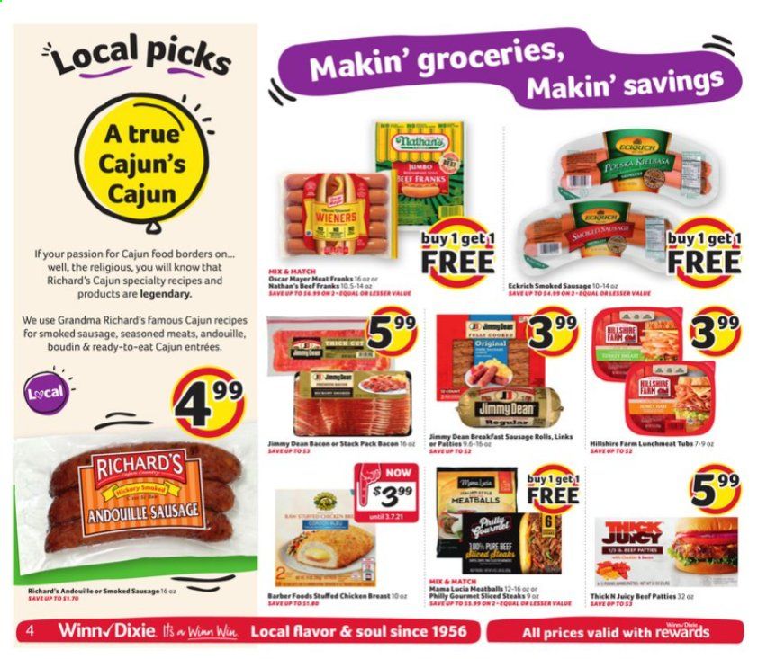 Winn Dixie (AL, FL, GA, LA, MS) Weekly Ad Flyer January 27 to February 2