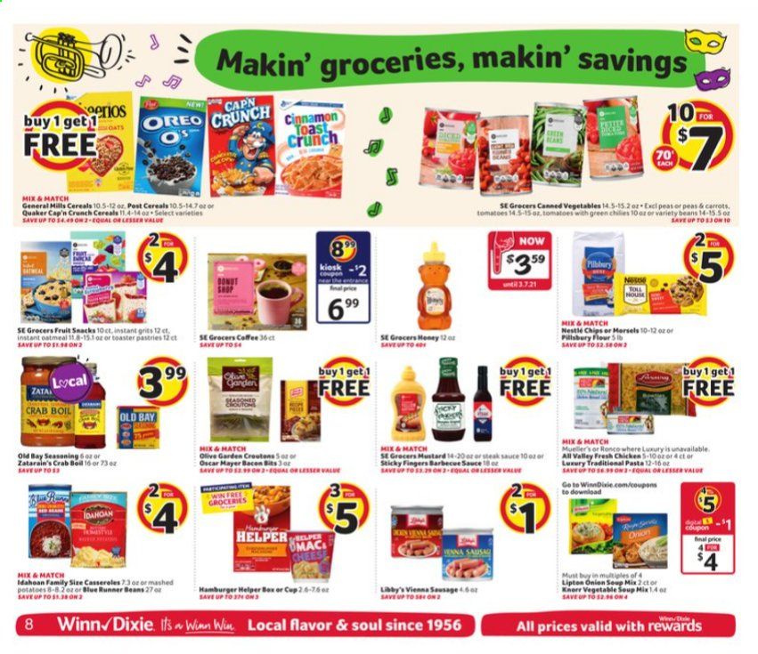 Winn Dixie (AL, FL, GA, LA, MS) Weekly Ad Flyer January 27 to February 2