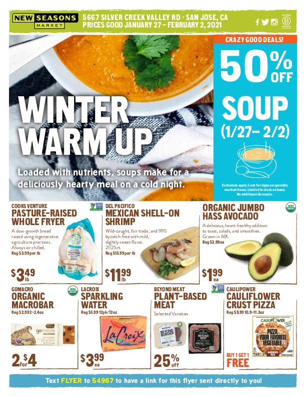 New Seasons Market (CA) Weekly Ad Flyer January 27 to February 2, 2021