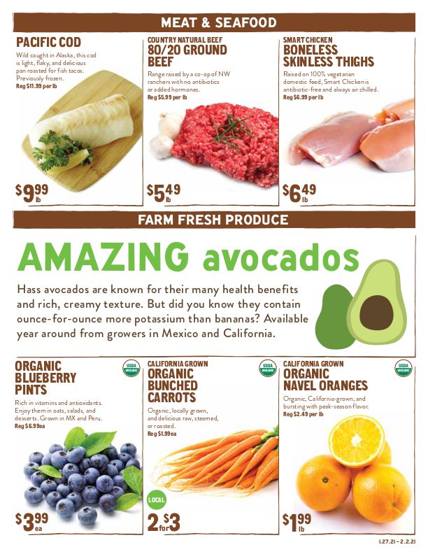 New Seasons Market (CA) Weekly Ad Flyer January 27 to February 2, 2021