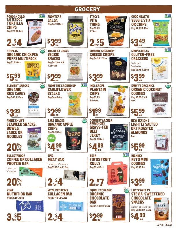 New Seasons Market (CA) Weekly Ad Flyer January 27 to February 2, 2021