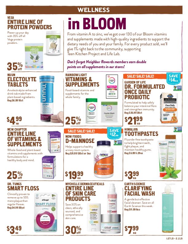 New Seasons Market (CA) Weekly Ad Flyer January 27 to February 2, 2021