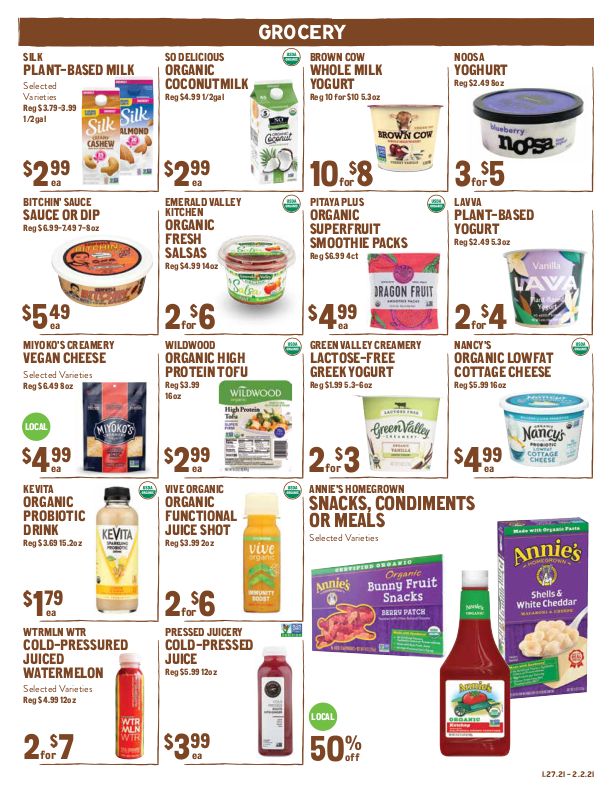 New Seasons Market (CA) Weekly Ad Flyer January 27 to February 2, 2021
