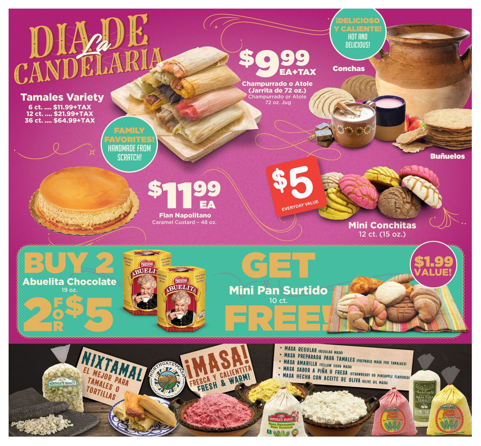 Northgate Market Dia De La Candelaria Weekly Ad Flyer January 27 to February 2, 2021