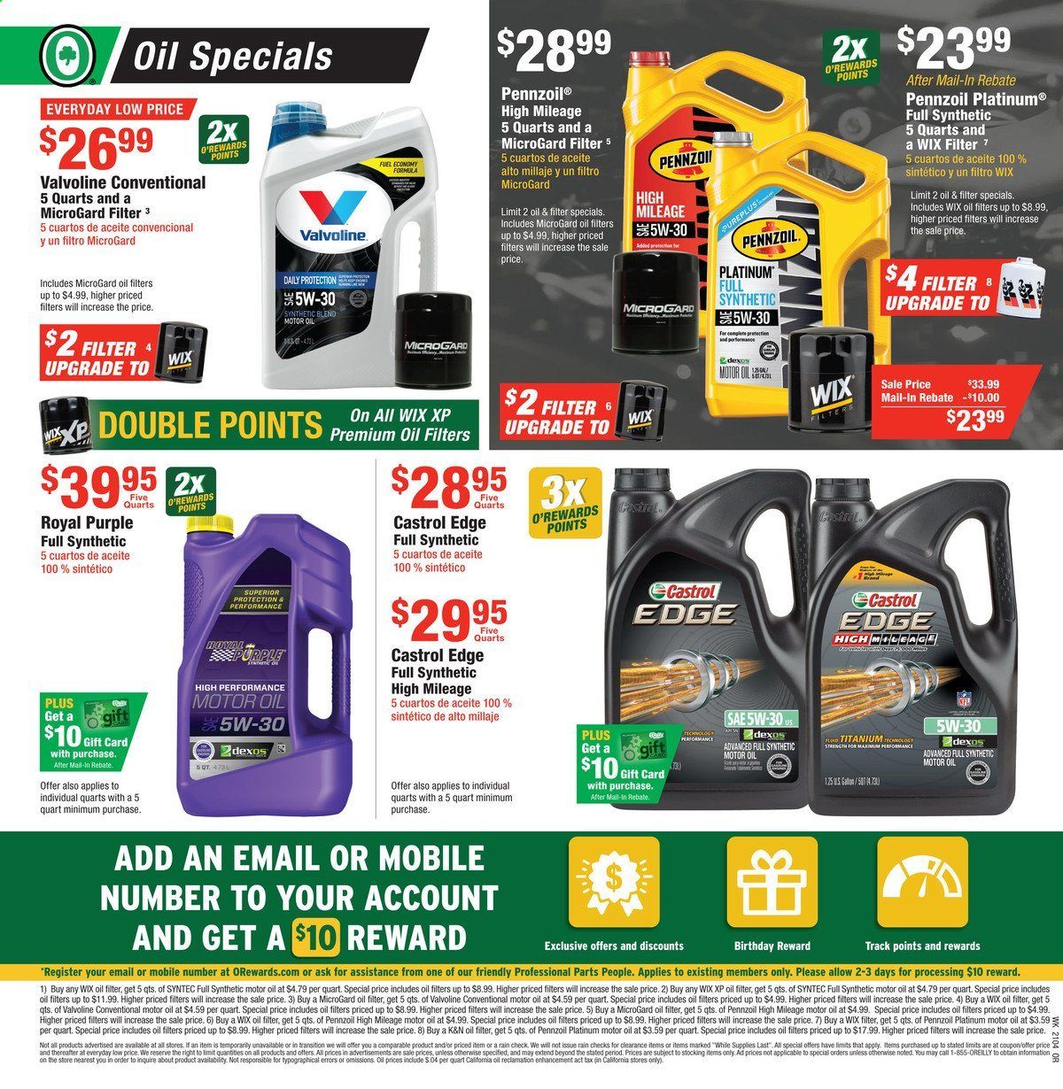 O'Reilly Auto Parts Weekly Ad Flyer January 27 to February 23