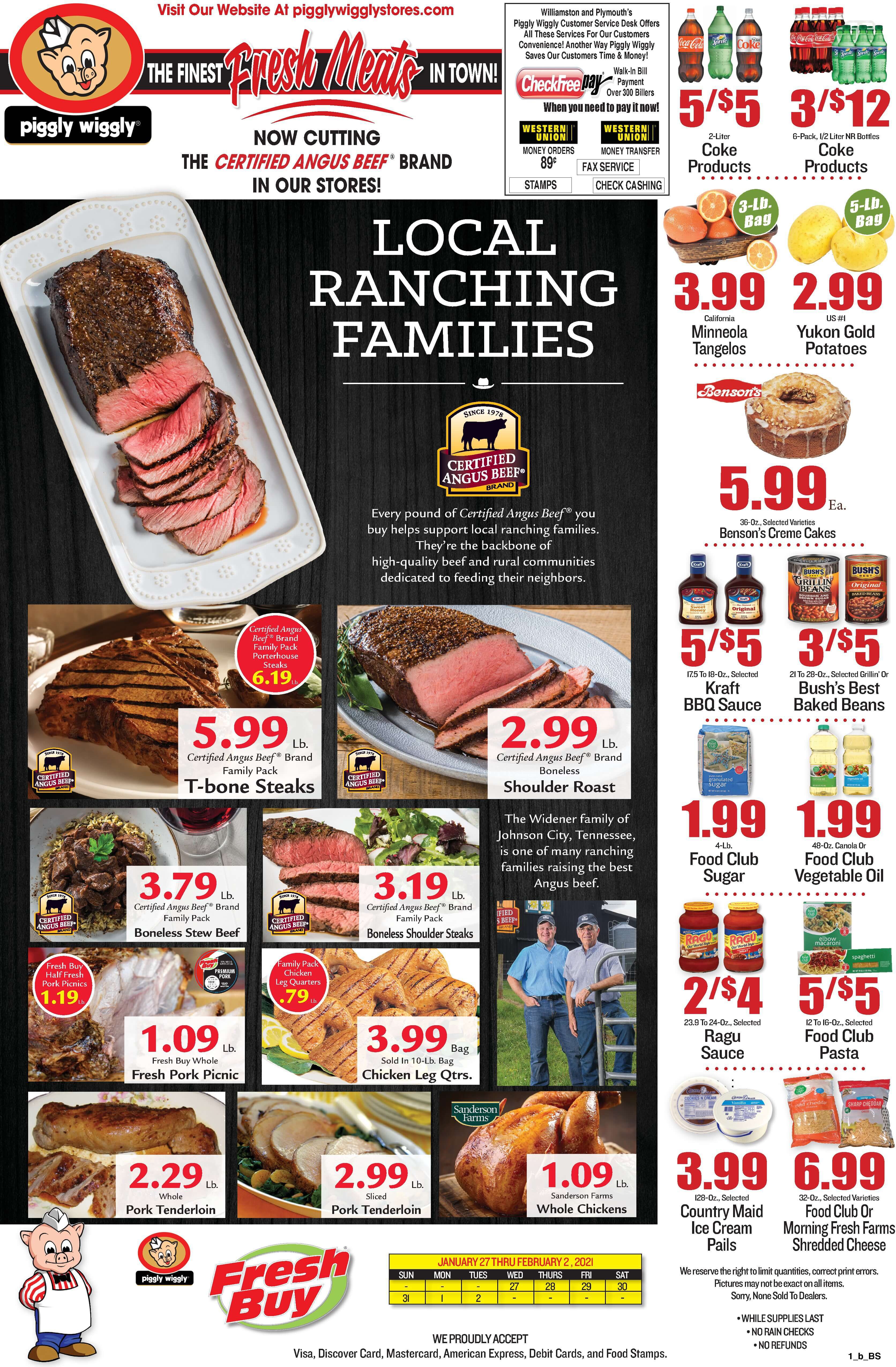 Piggly Wiggly (NC) Weekly Ad Flyer January 27 to February 2, 2021