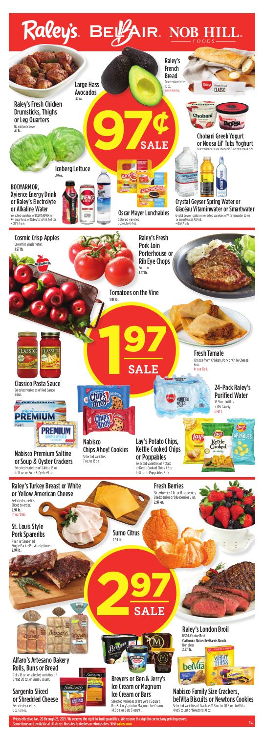 Raley's Weekly Ad Flyer January 27 to February 2, 2021