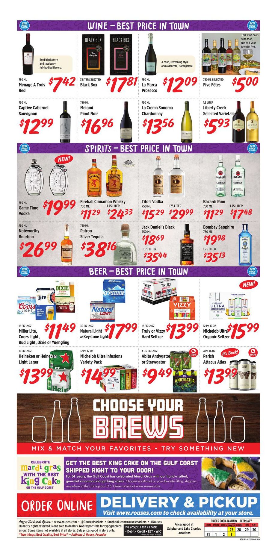 Rouses Markets Weekly Ad Flyer January 27 to February 2, 2021