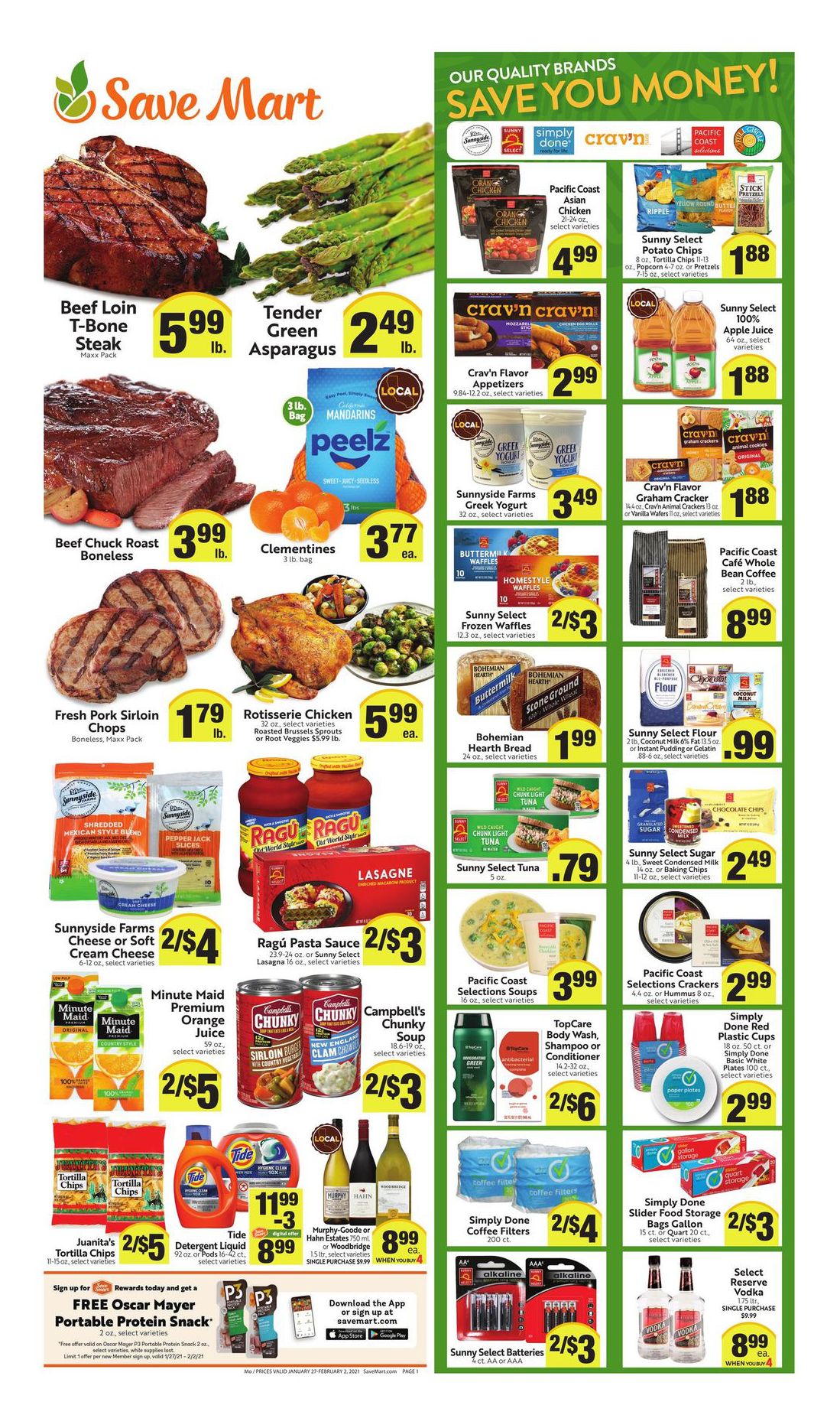 Save Mart Weekly Ad Flyer January 27 to February 2, 2021
