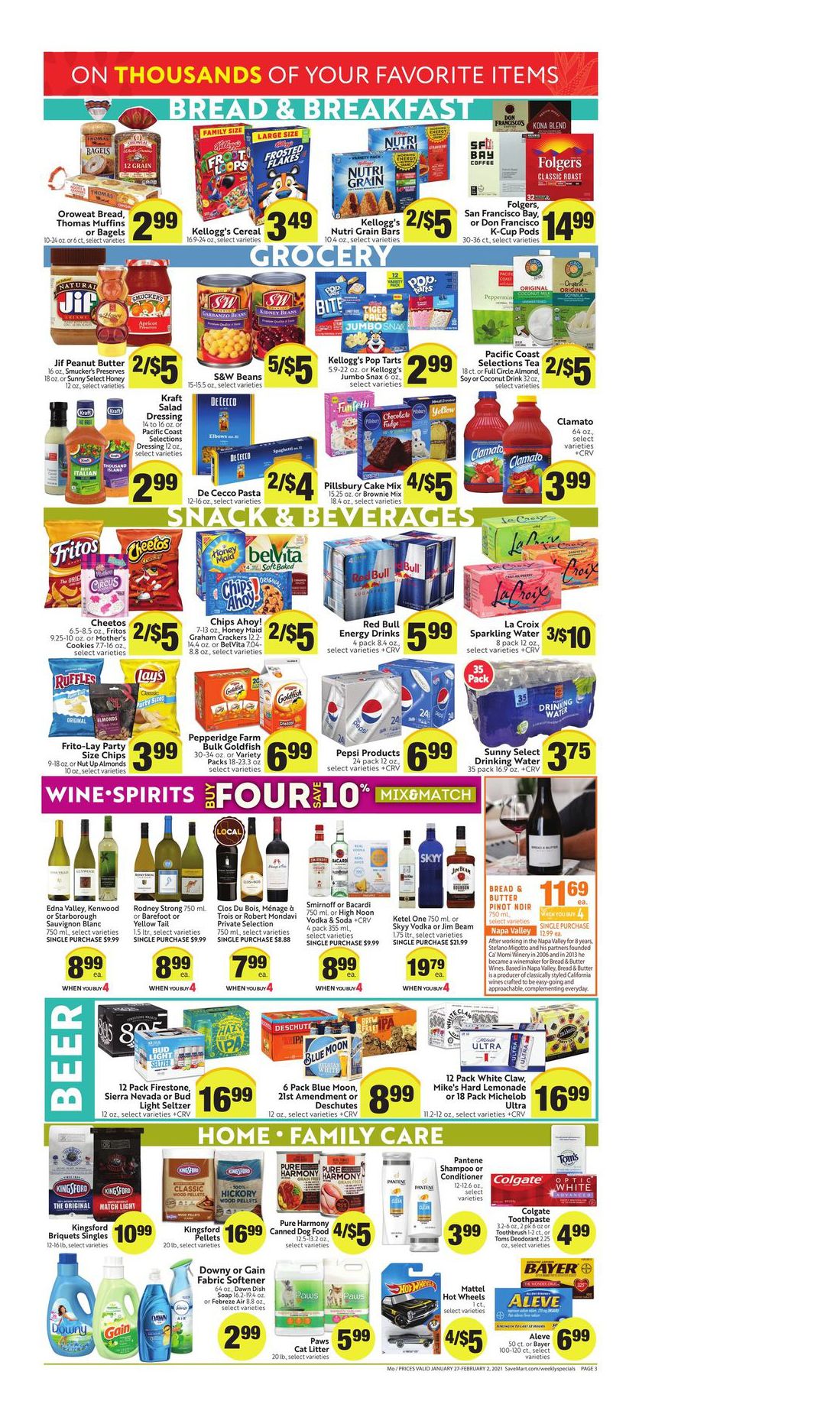 Save Mart Weekly Ad Flyer January 27 to February 2, 2021