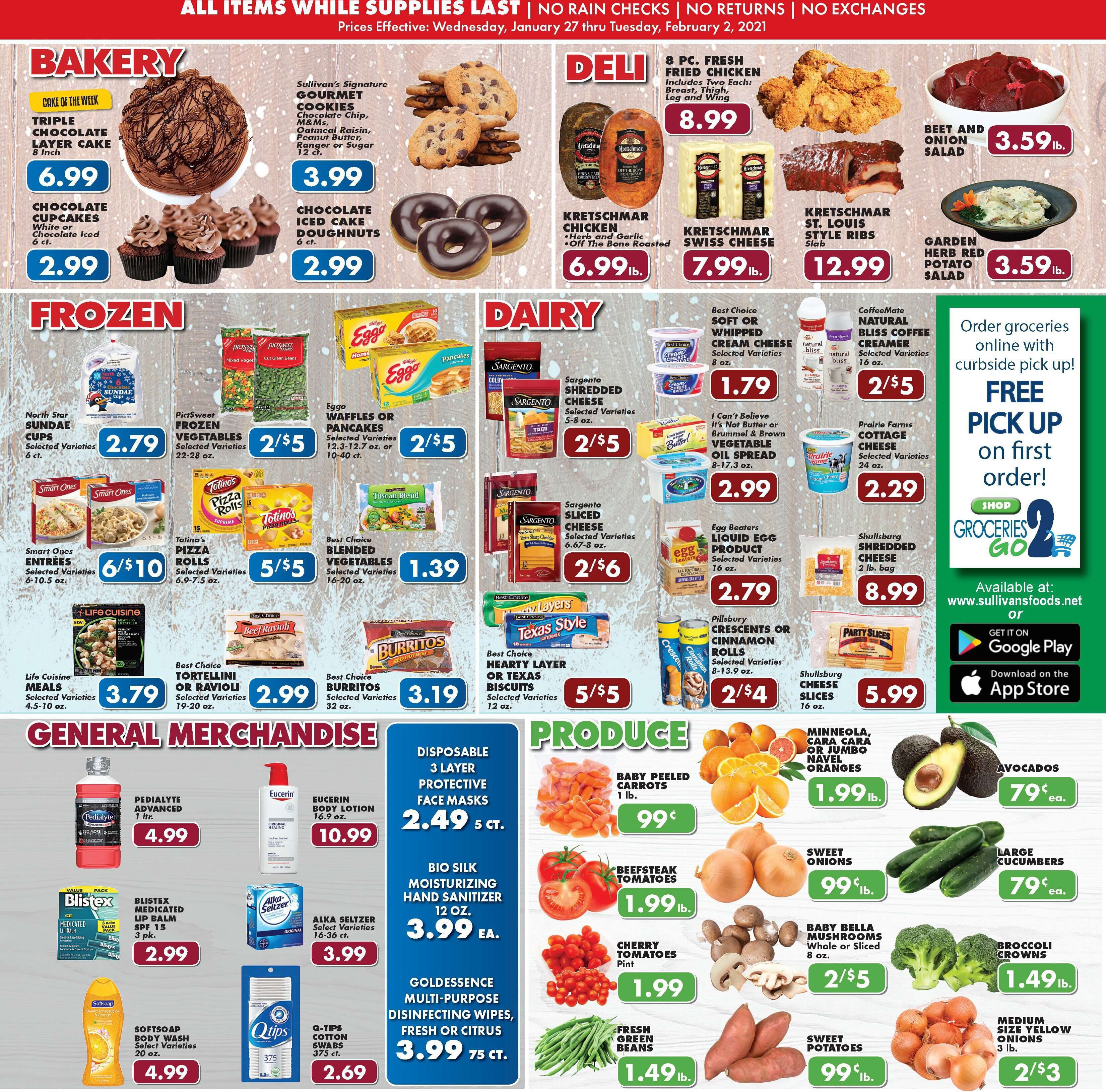 Sullivan's Foods Weekly Ad Flyer January 27 to February 2, 2021