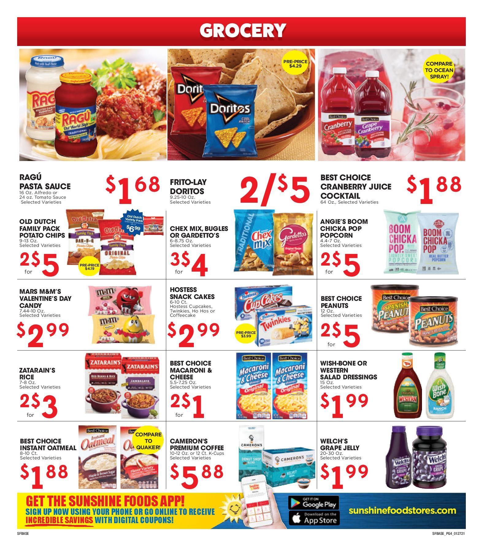Sunshine Foods Weekly Ad Flyer January 27 to February 2, 2021