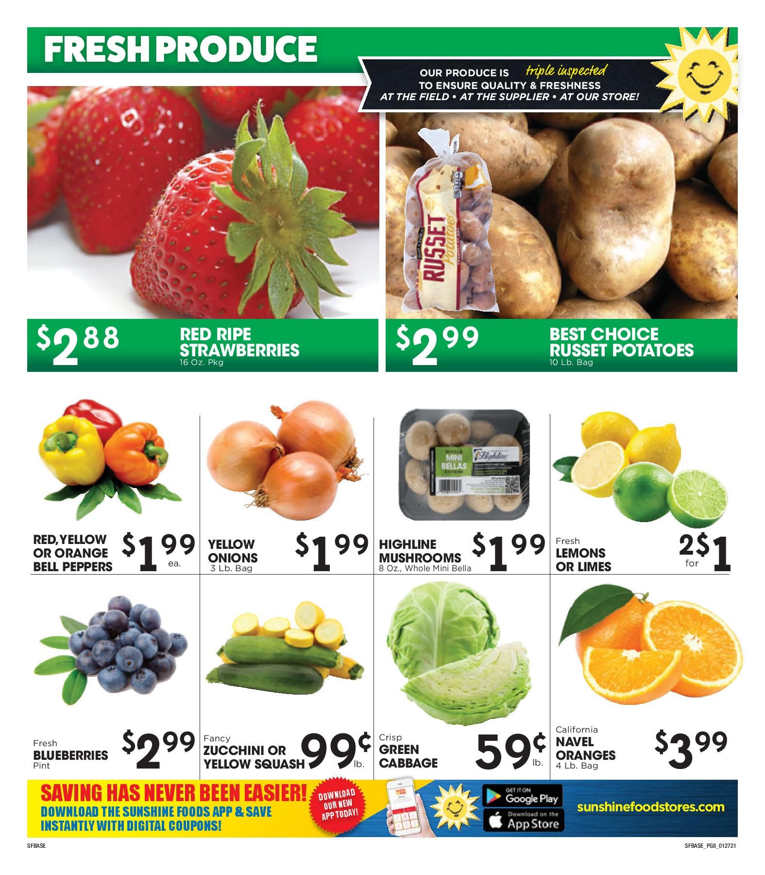 Sunshine Foods Weekly Ad Flyer January 27 to February 2, 2021