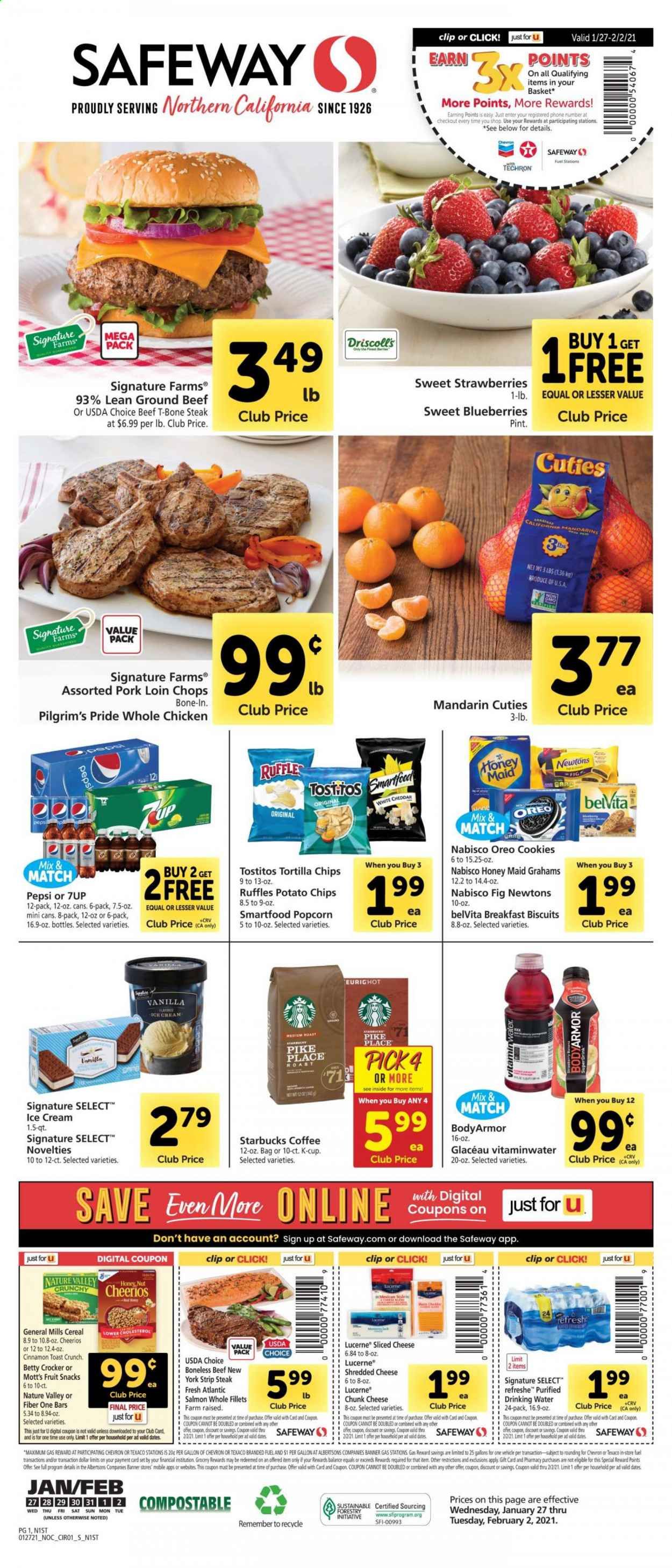 Safeway (AZ, CA, CO, HI, MD, NE, OR, VA, WA) Weekly Ad Flyer January 27 to February 2