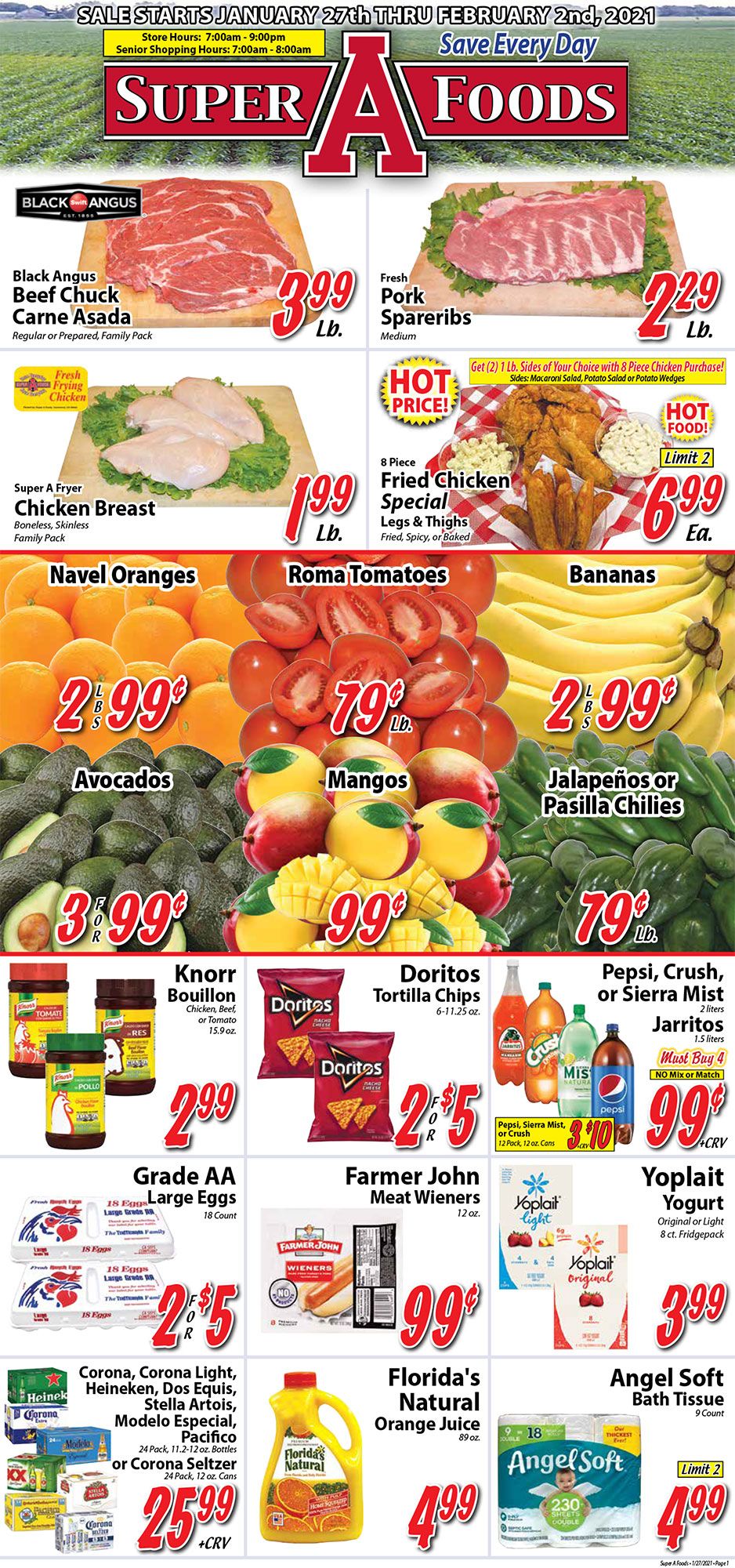 Super A Foods Weekly Ad Flyer January 27 to February 2, 2021