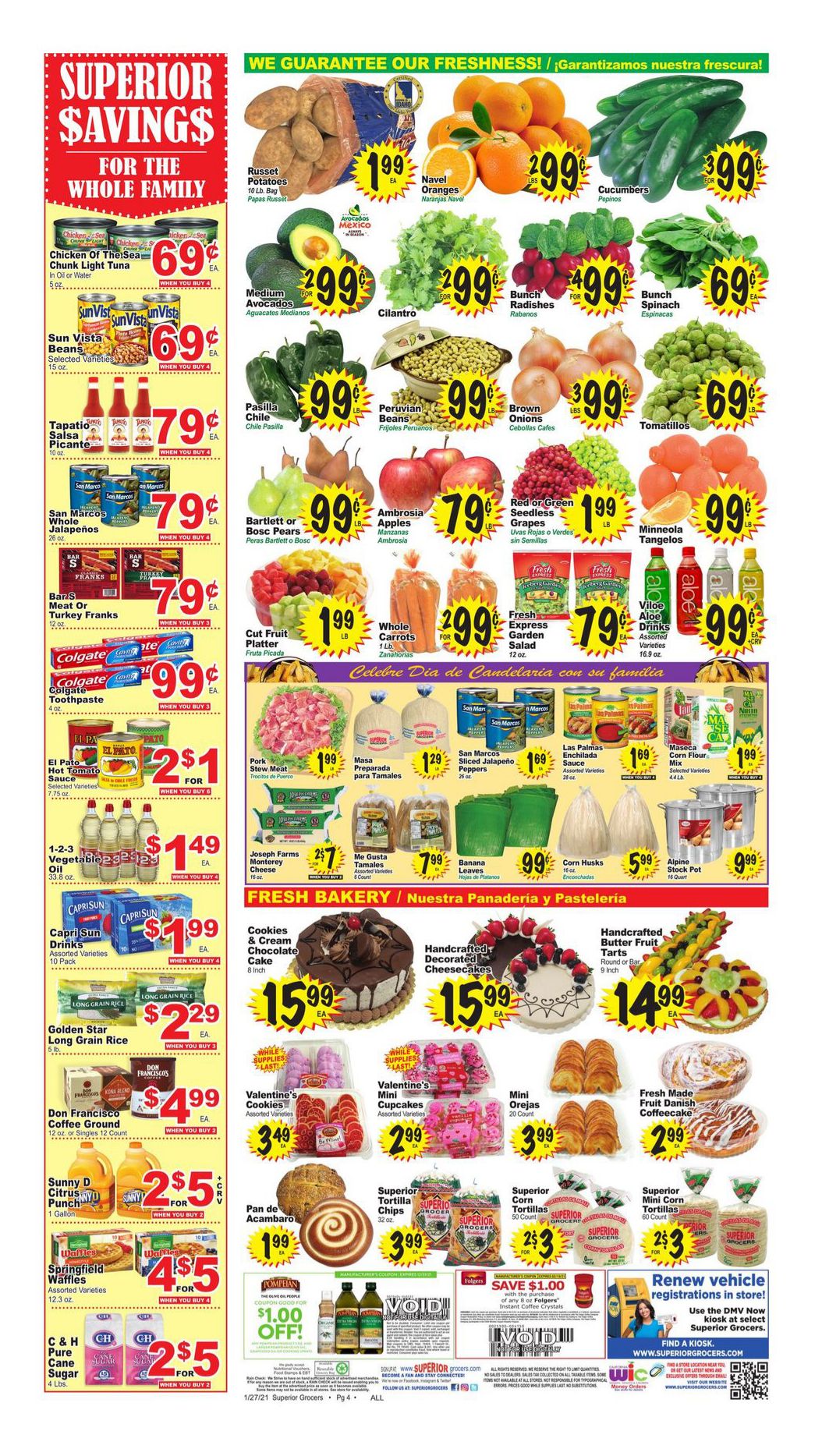Superior Grocers Weekly Ad Flyer January 27 to February 2, 2021