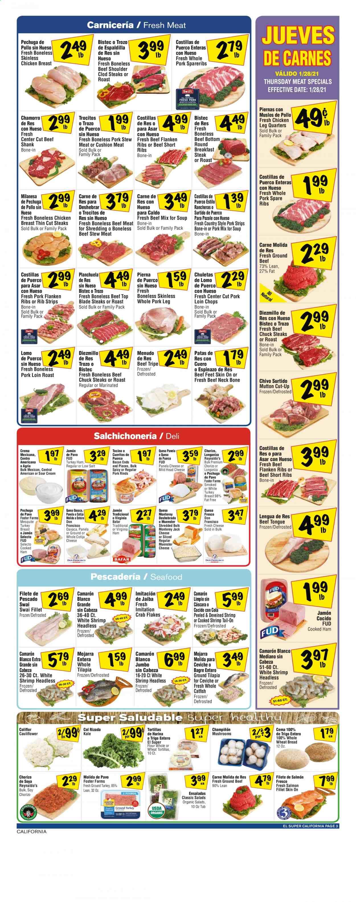 El Super (AZ, CA, NM, NV, TX) Weekly Ad Flyer January 27 to February 2