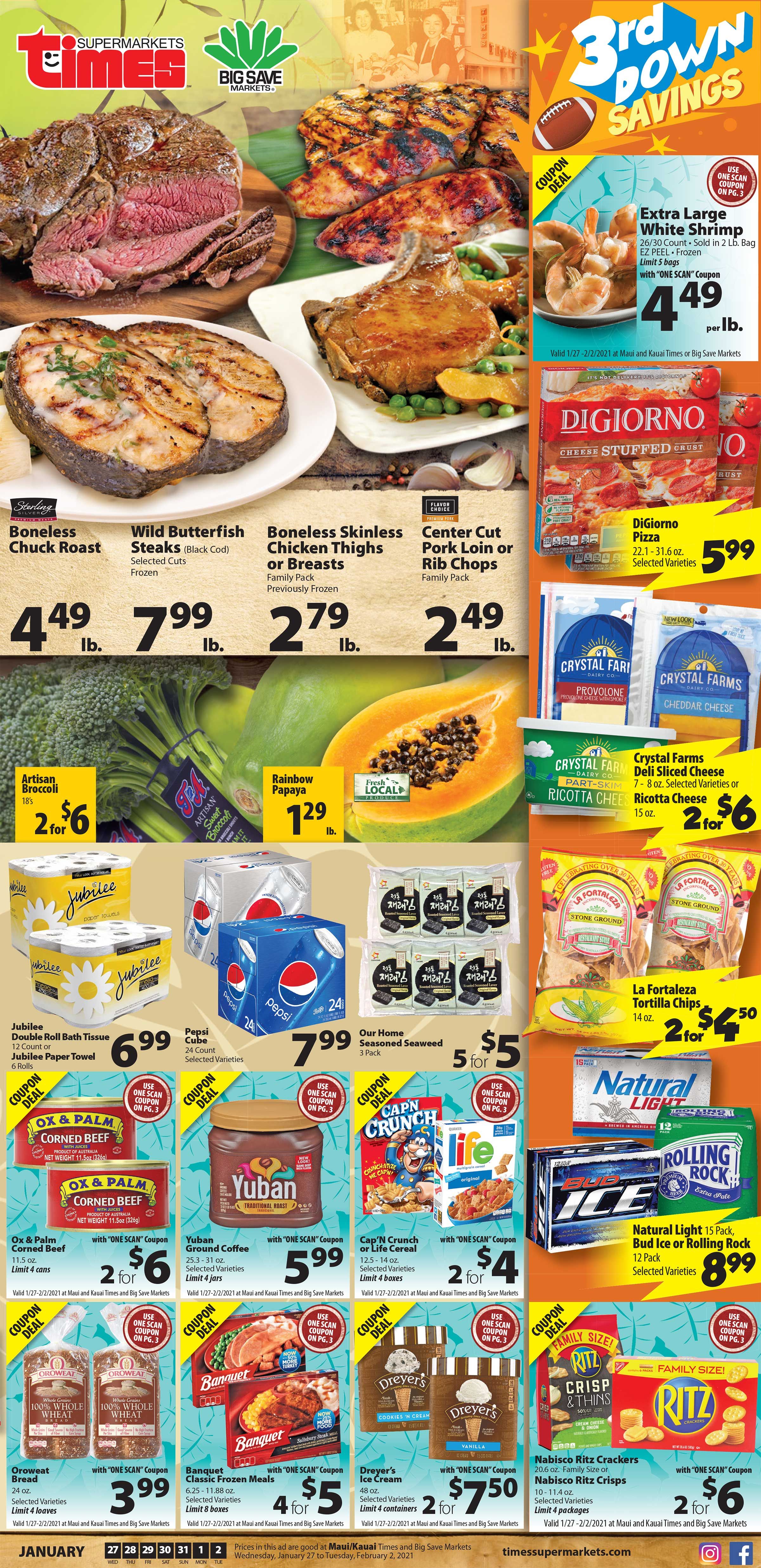 Times Supermarkets Weekly Ad Flyer January 27 to February 2, 2021