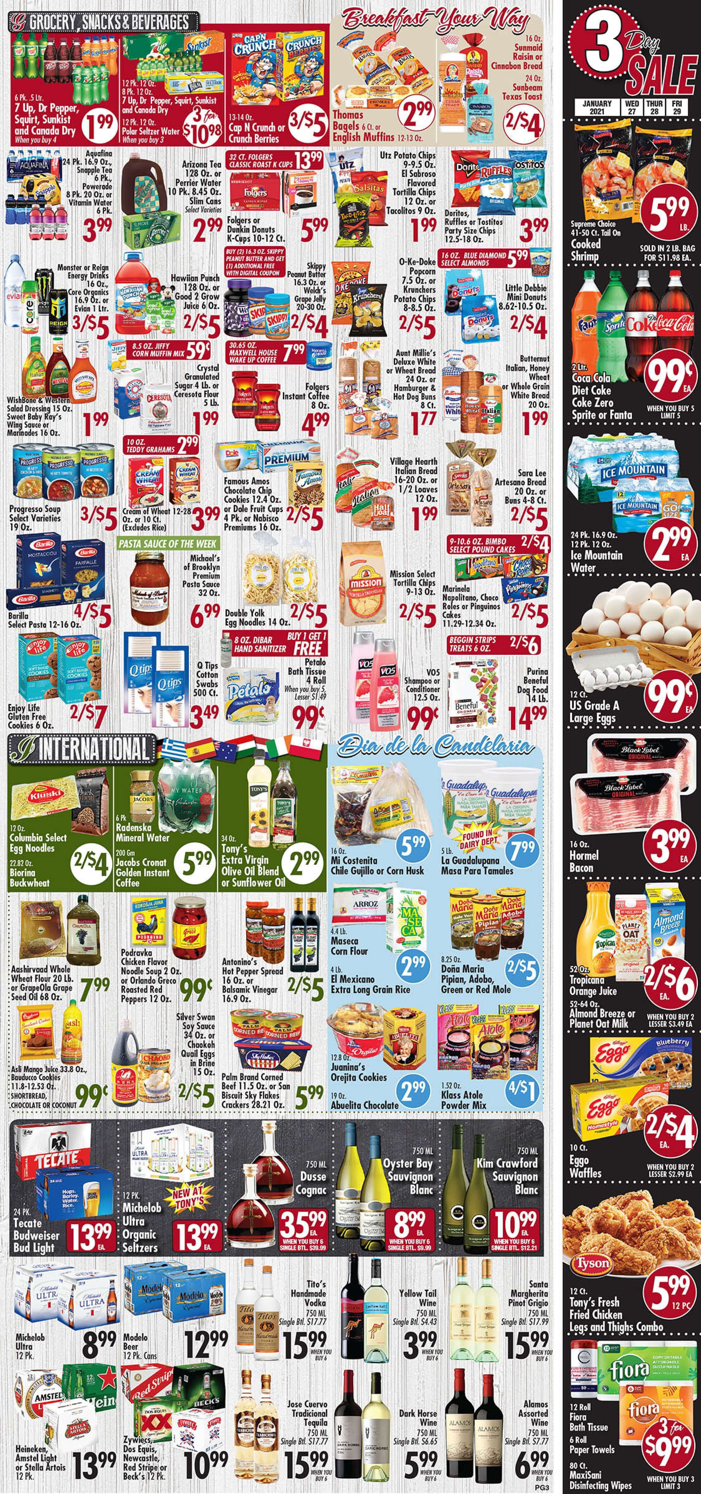 Tony's Fresh Market Weekly Ad Flyer January 27 to February 2, 2021