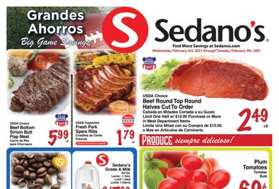Sedano's (FL) Weekly Ad Flyer February 3 to February 9