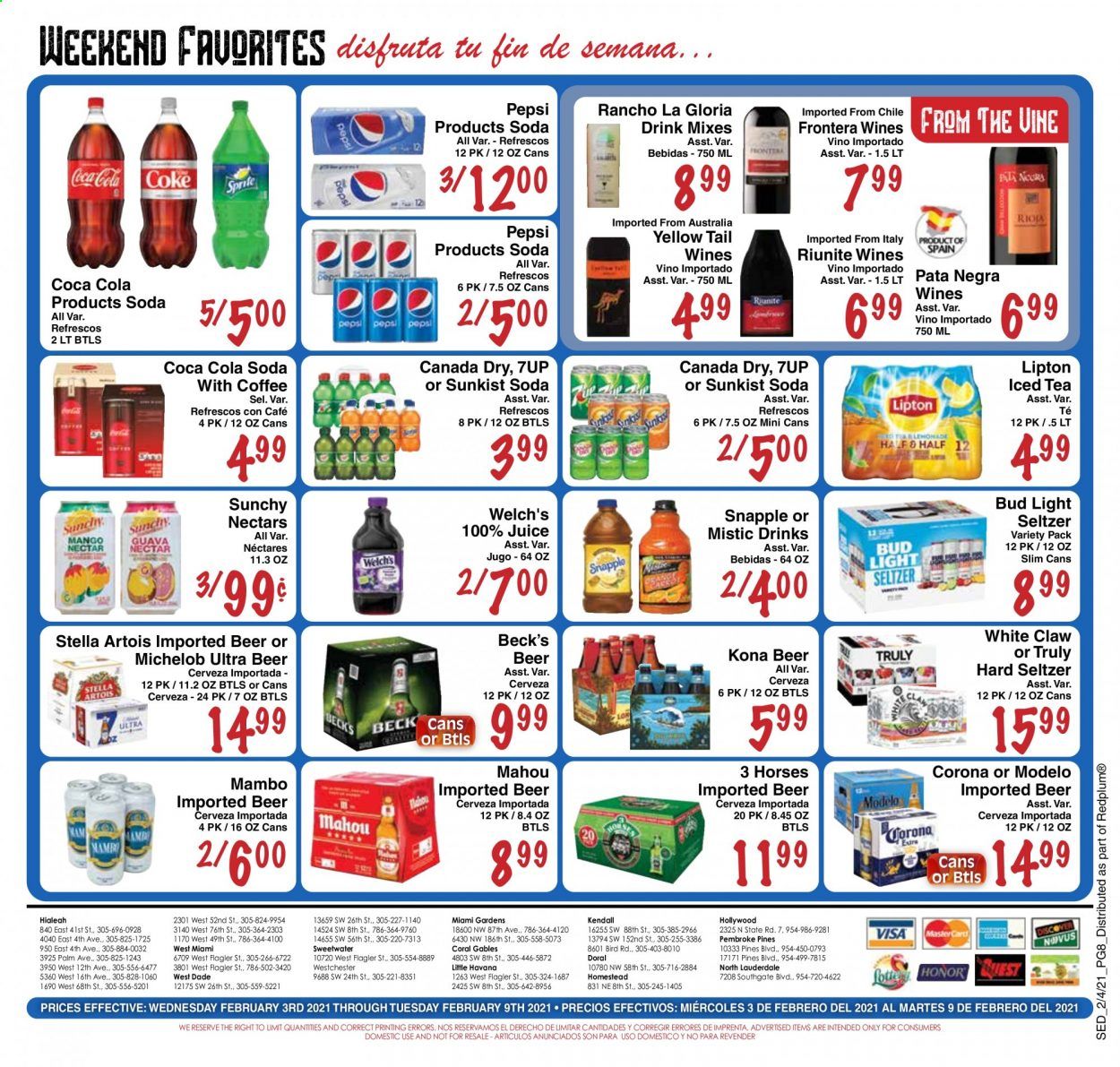 Sedano's (FL) Weekly Ad Flyer February 3 to February 9