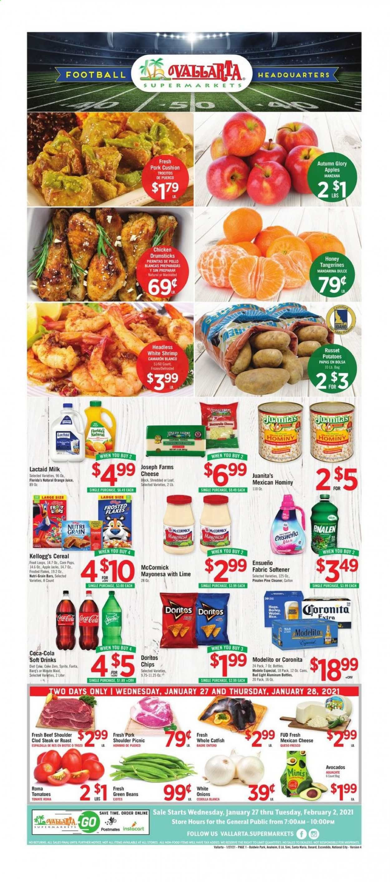 Vallarta (CA) Weekly Ad Flyer January 27 to February 2