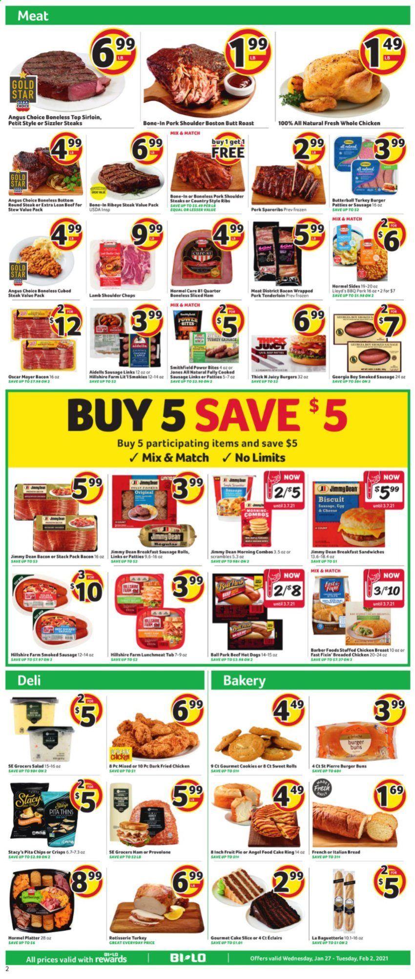 BI-LO Weekly Ad Flyer January 27 to February 2