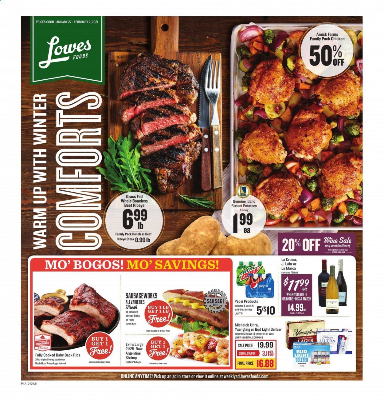 Lowes Foods Weekly Ad Flyer January 27 to February 2