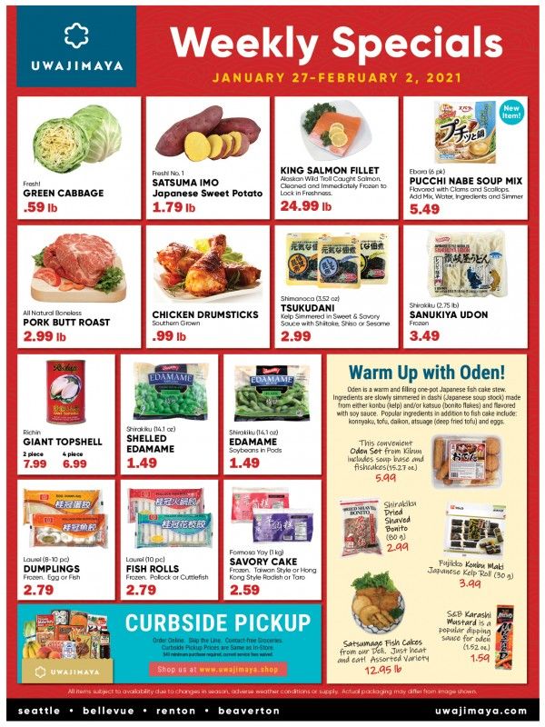 Uwajimaya Weekly Ad Flyer January 27 to February 2, 2021