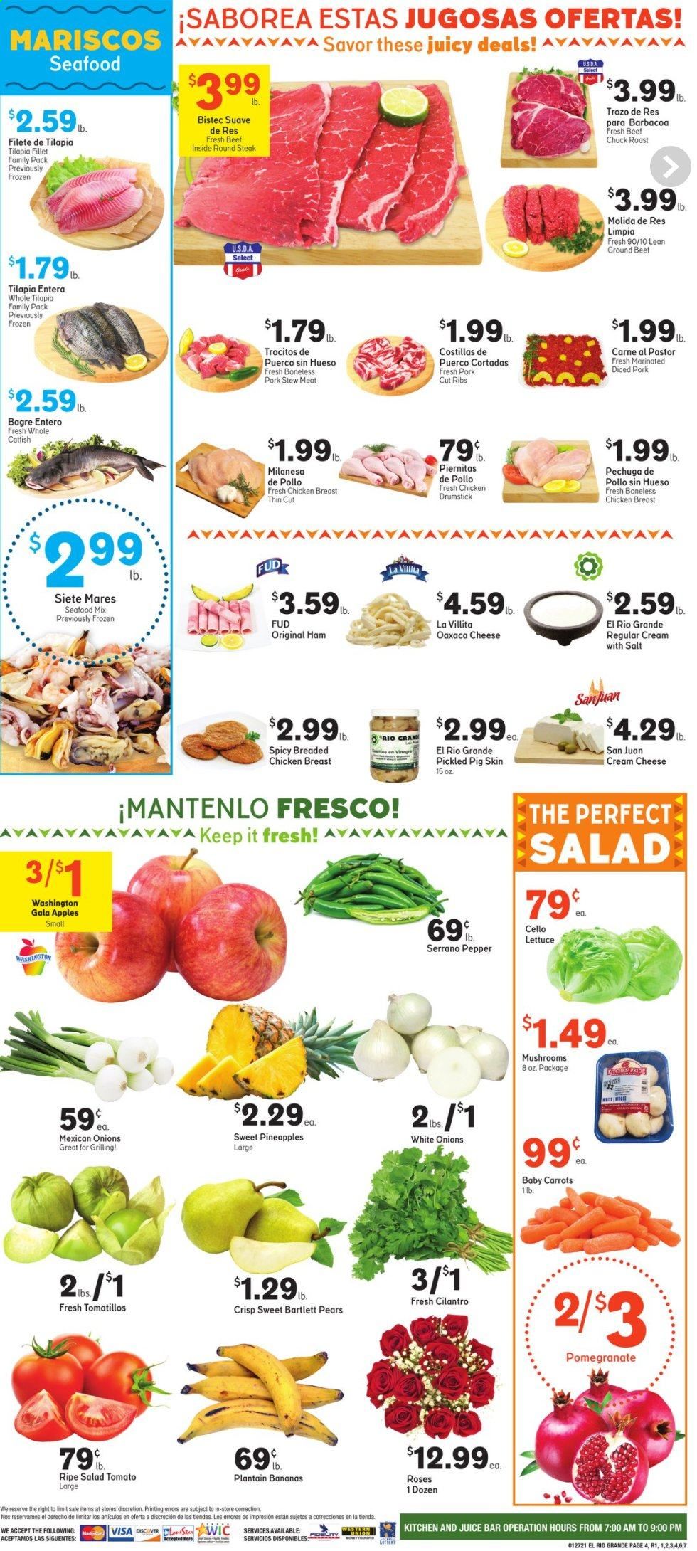 El Rio Grande (10, 21, 25, 30, 34, 53, 90) Weekly Ad Flyer January 27 to February 2