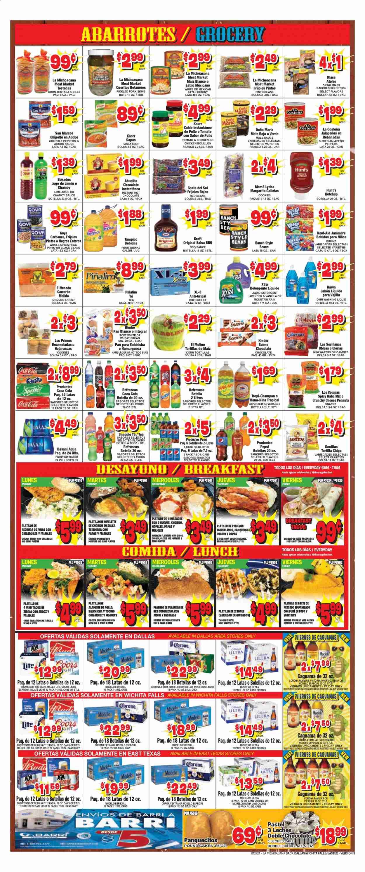 La Michoacana Meat Market (OK, TX) Weekly Ad Flyer January 27 to February 9