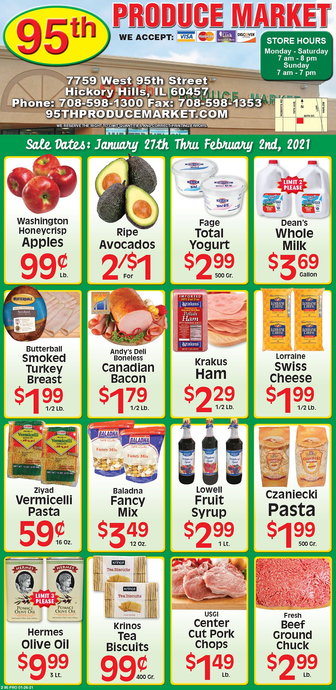 95th Produce Market Weekly Ad Flyer January 27 to February 2, 2021