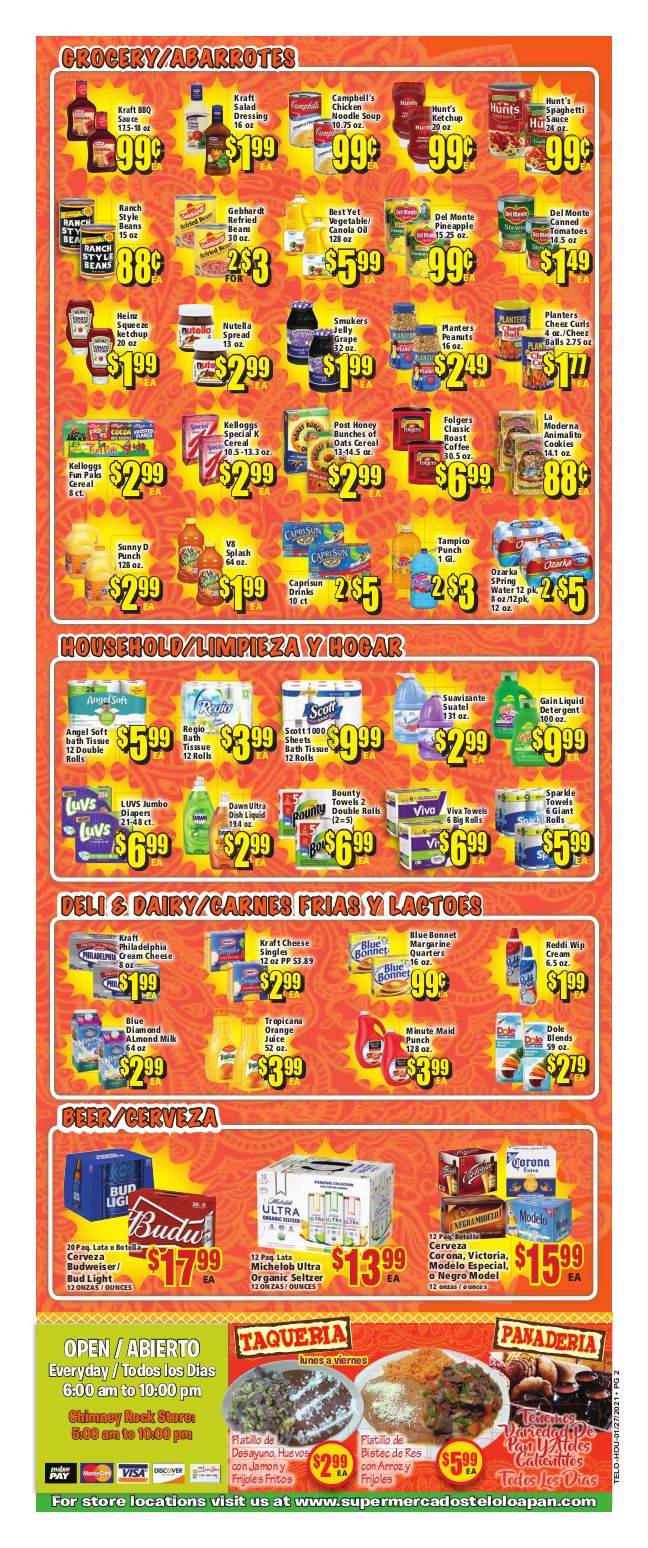 Supermercados Teloloapan Weekly Ad Flyer January 27 to February 9, 2021
