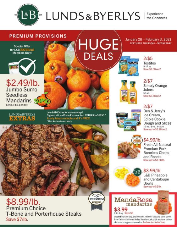 Lunds & Byerlys Weekly Ad Flyer January 28 to February 3, 2021
