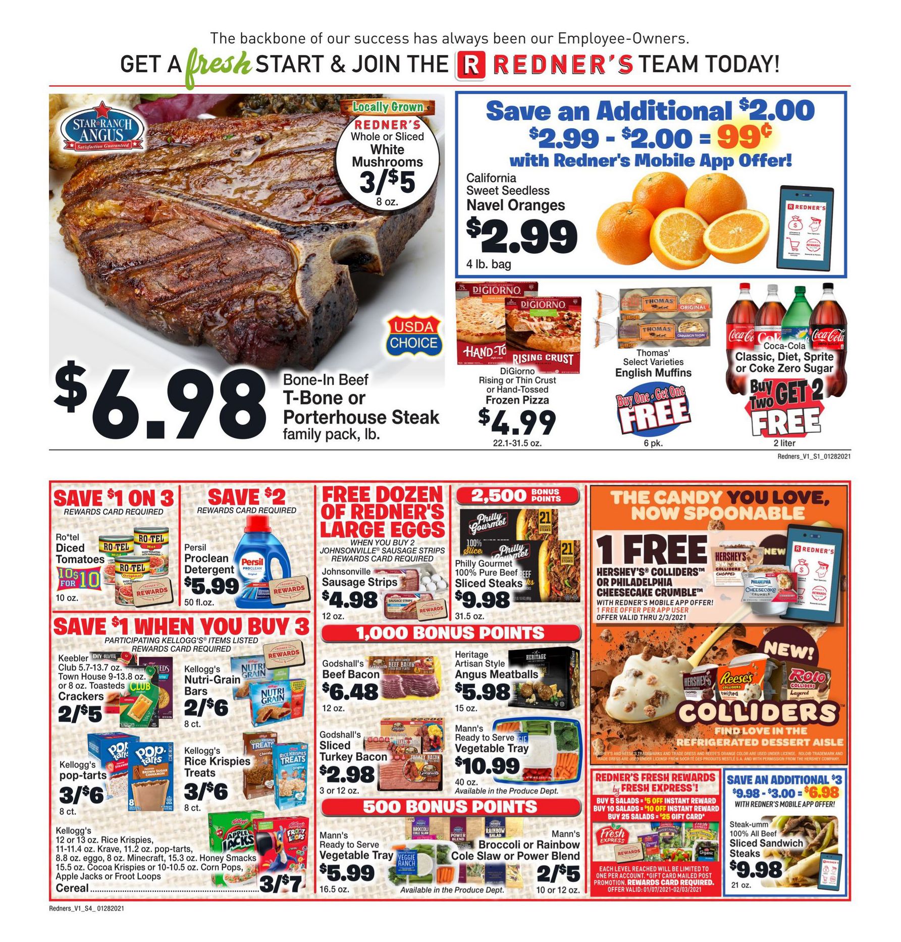 Redner's Weekly Ad Flyer January 28 to February 3, 2021