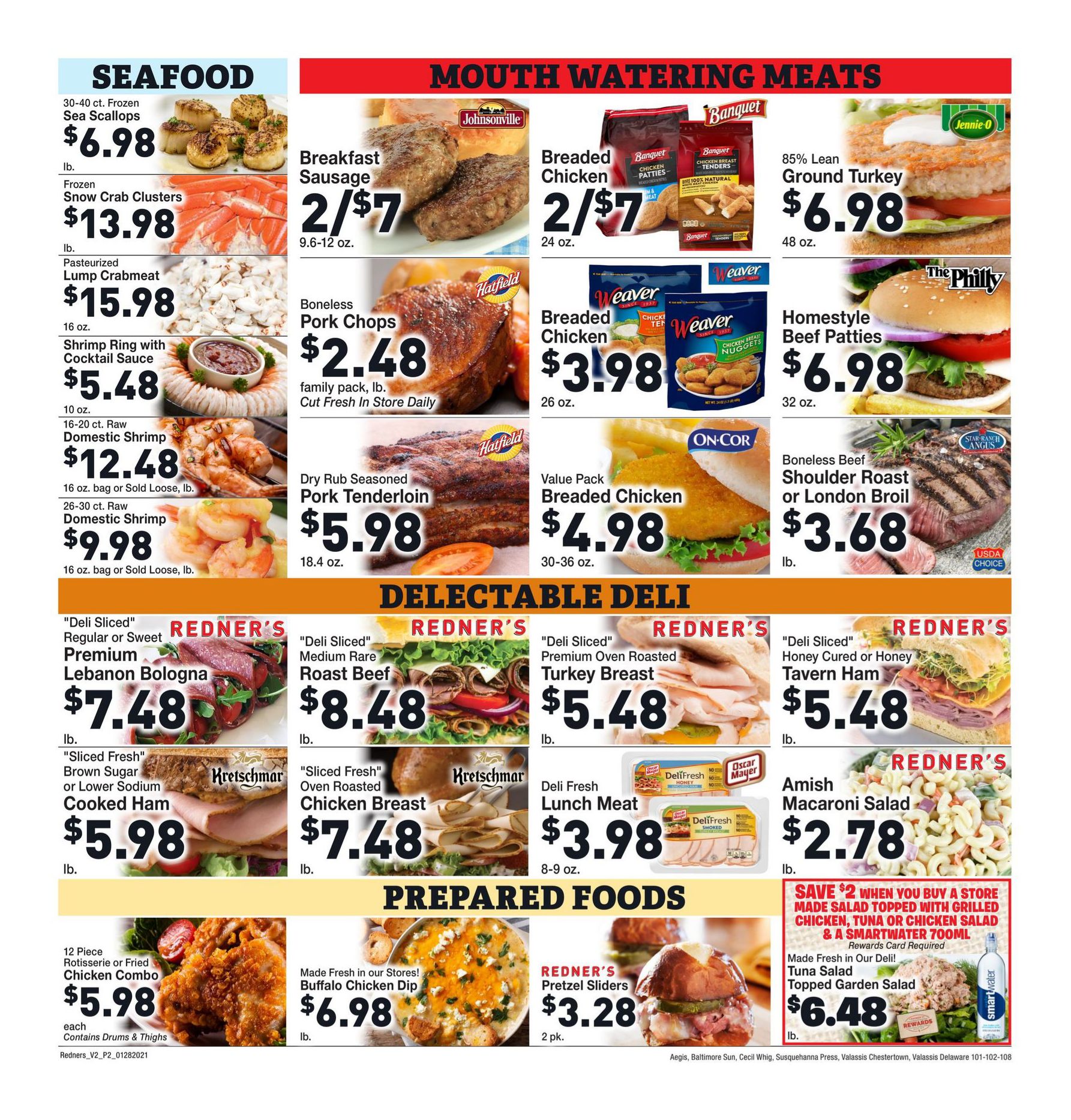 Redner's Weekly Ad Flyer January 28 to February 3, 2021