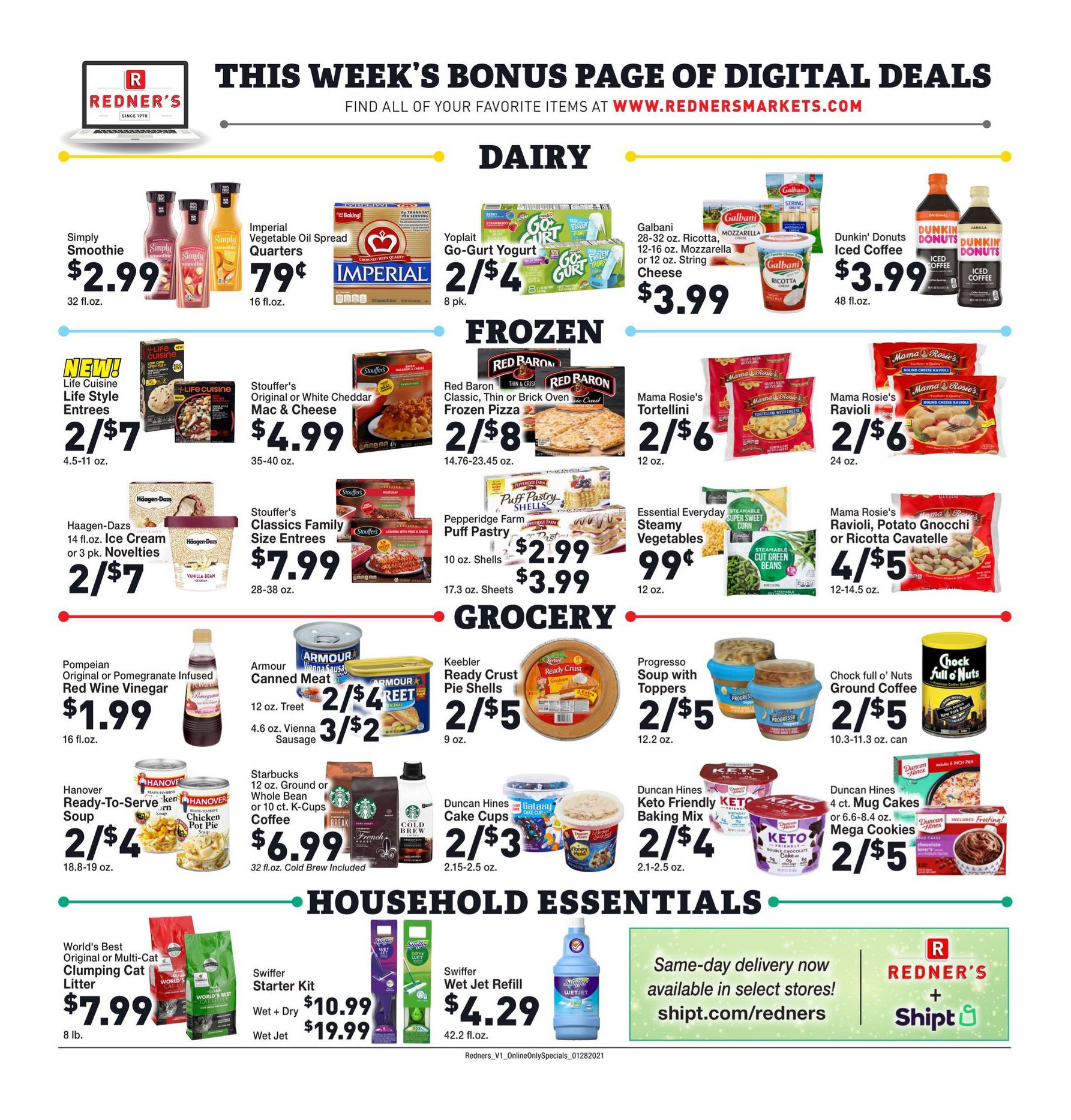 Redner's Weekly Ad Flyer January 28 to February 3, 2021