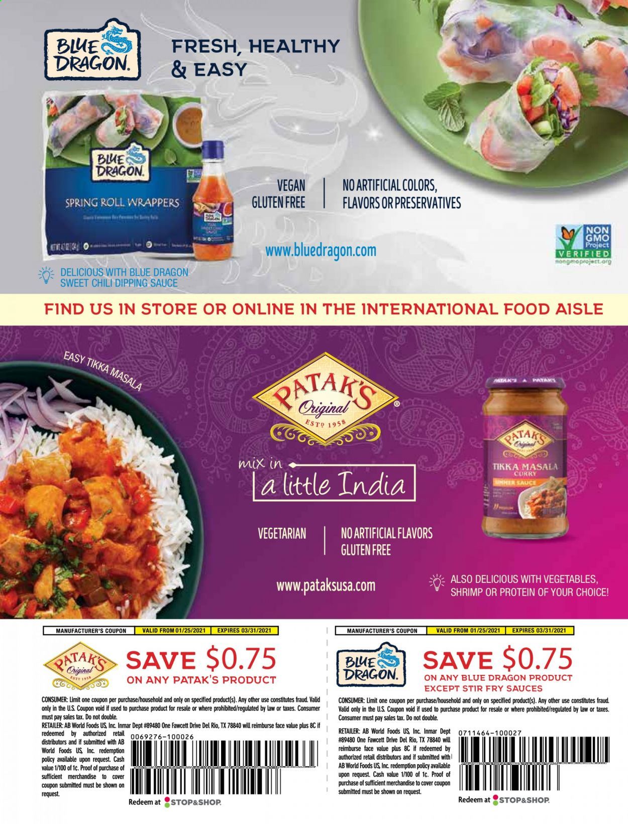 Stop & Shop (CT, MA, NJ, NY, RI) Weekly Ad Flyer February 1 to March 31