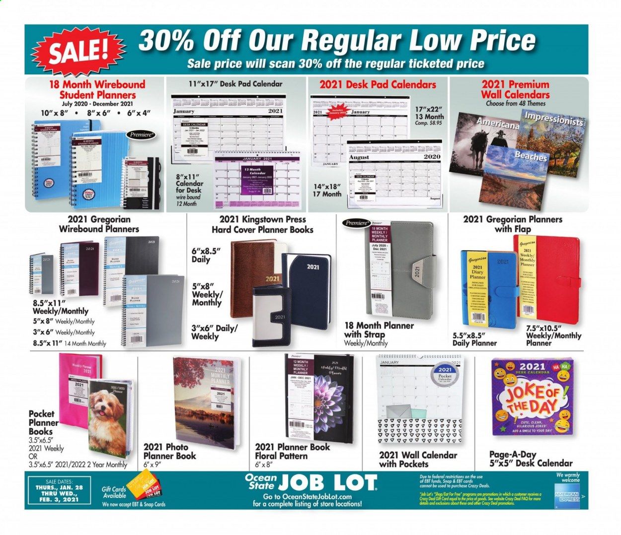 Ocean State Job Lot Weekly Ad Flyer January 28 to February 3