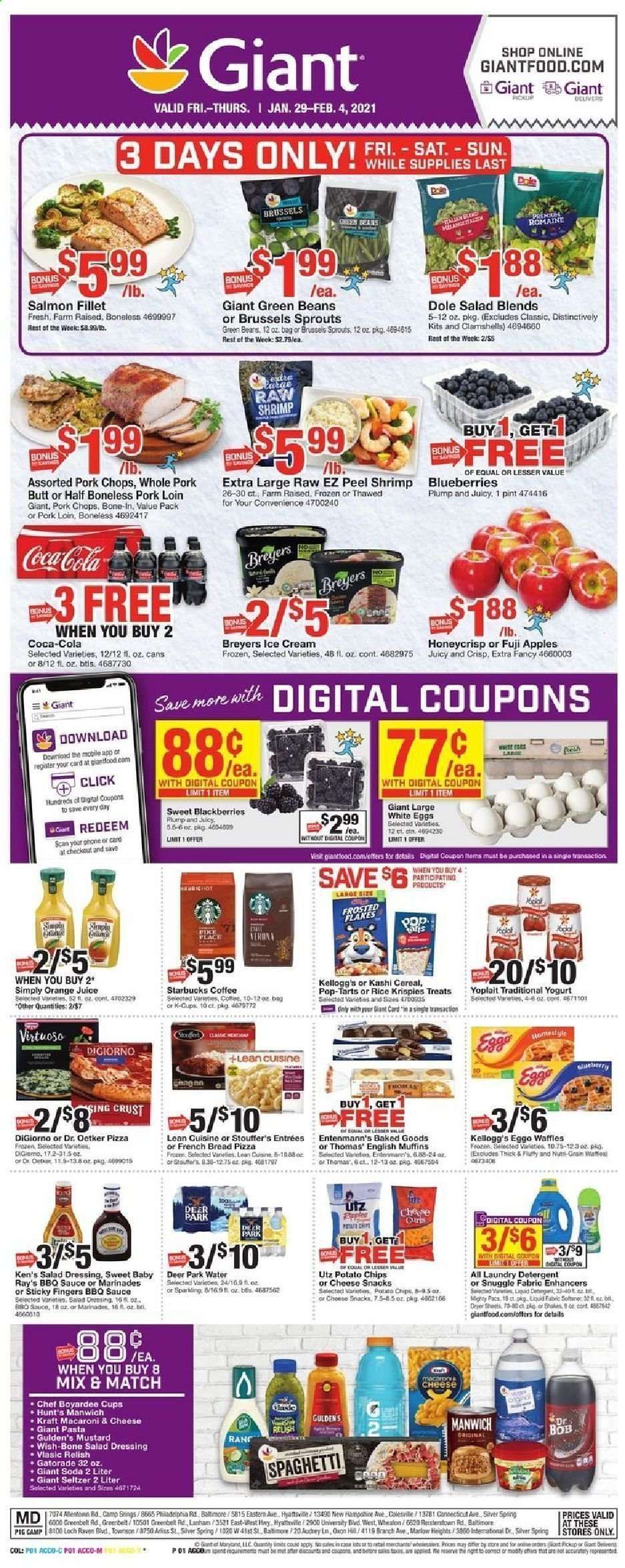 Giant Food Weekly Ad Flyer January 29 to February 4