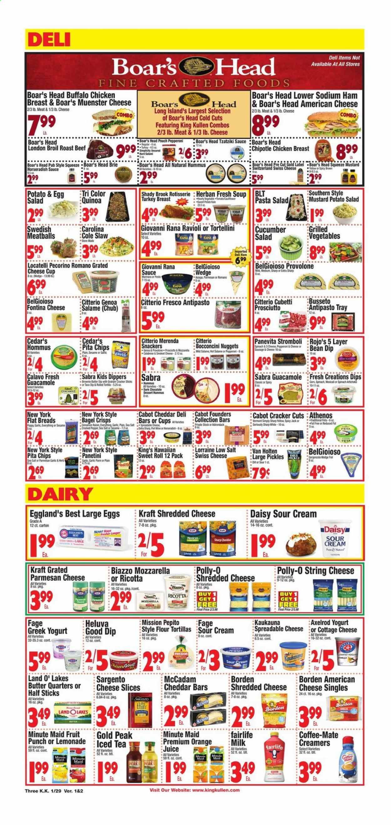 King Kullen Weekly Ad Flyer January 29 to February 4