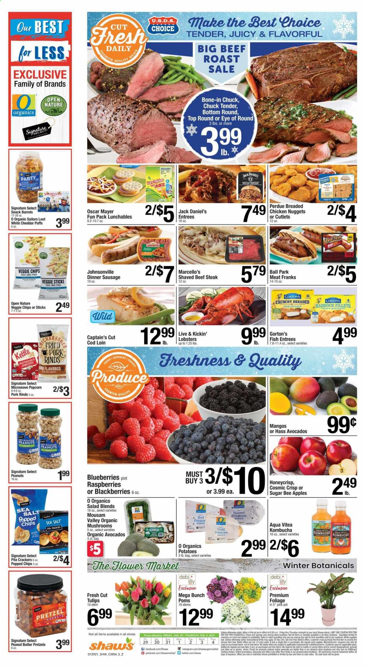 Shaw’s (MA, ME, NH, RI, VT) Weekly Ad Flyer January 29 to February 4