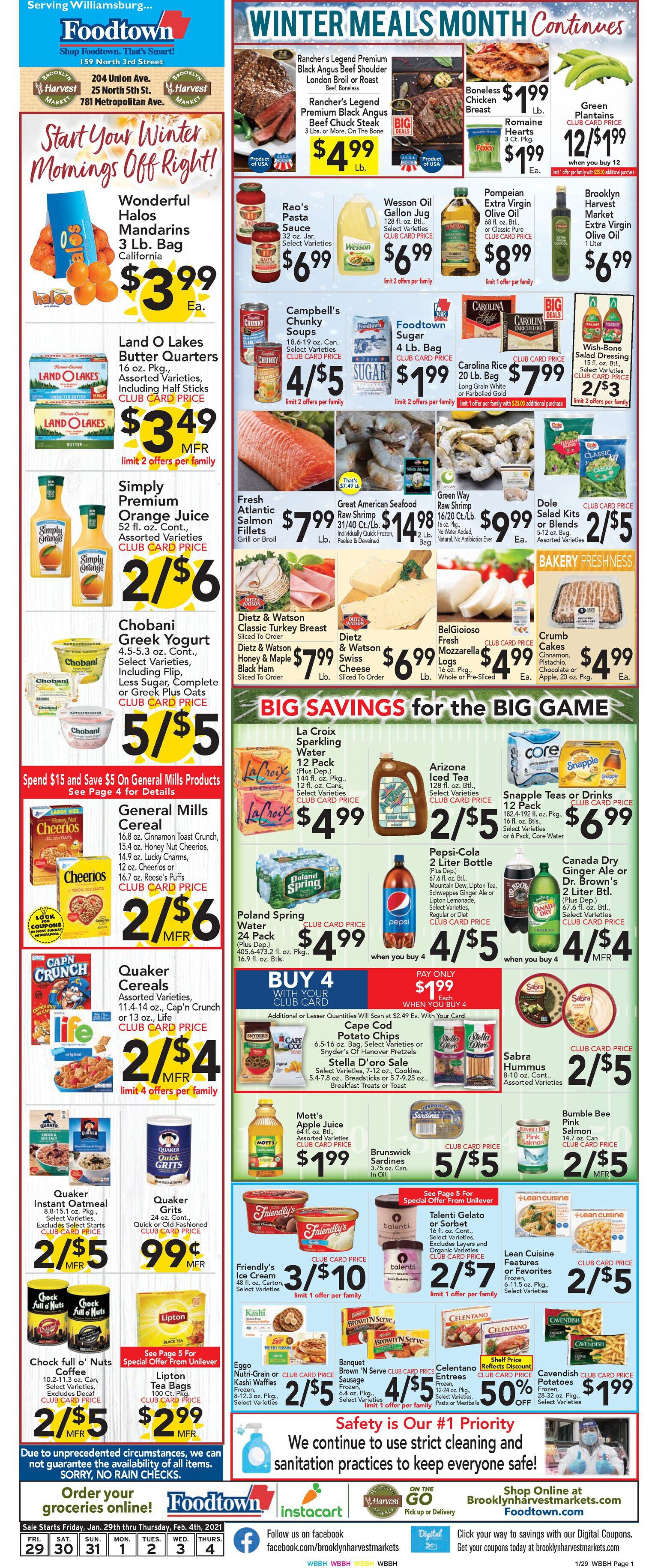 Brooklyn Harvest Market Weekly Ad Flyer January 29 to February 4, 2021