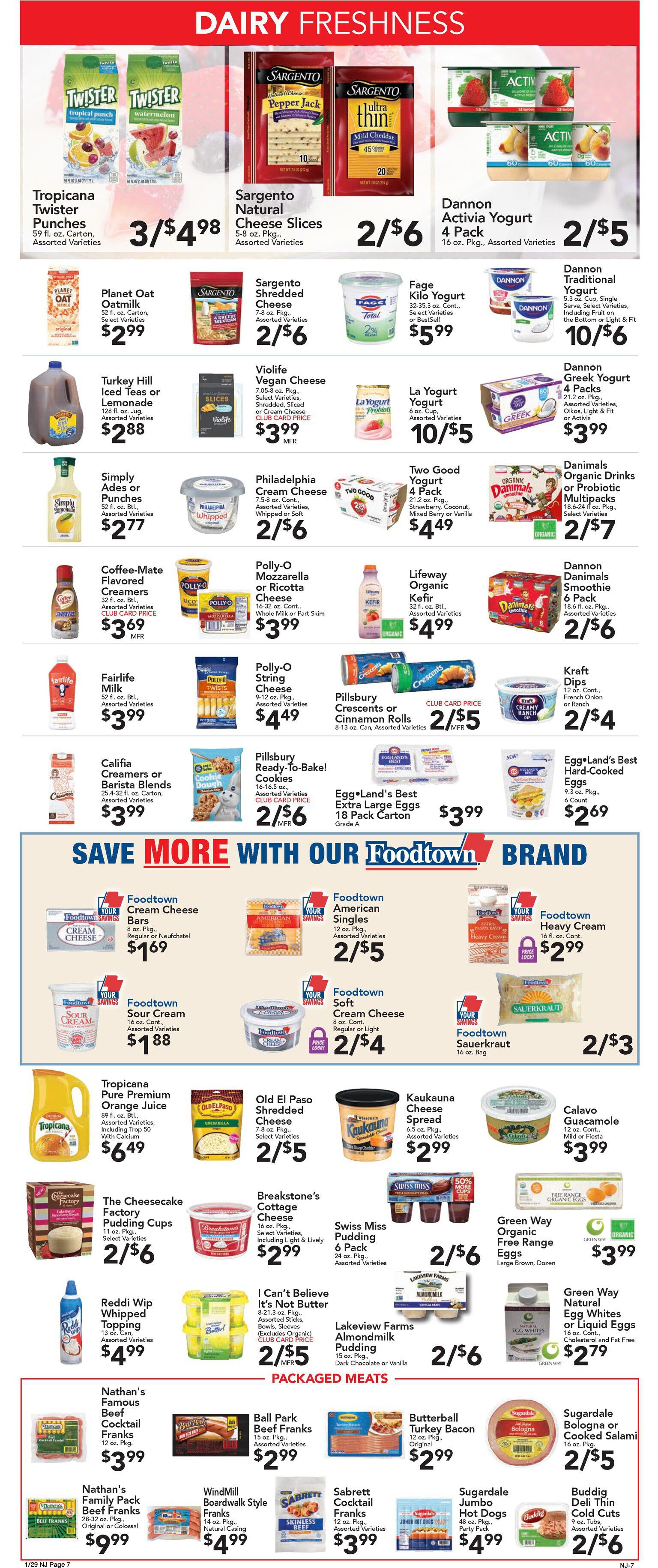 Foodtown Weekly Ad Flyer January 29 to February 4, 2021