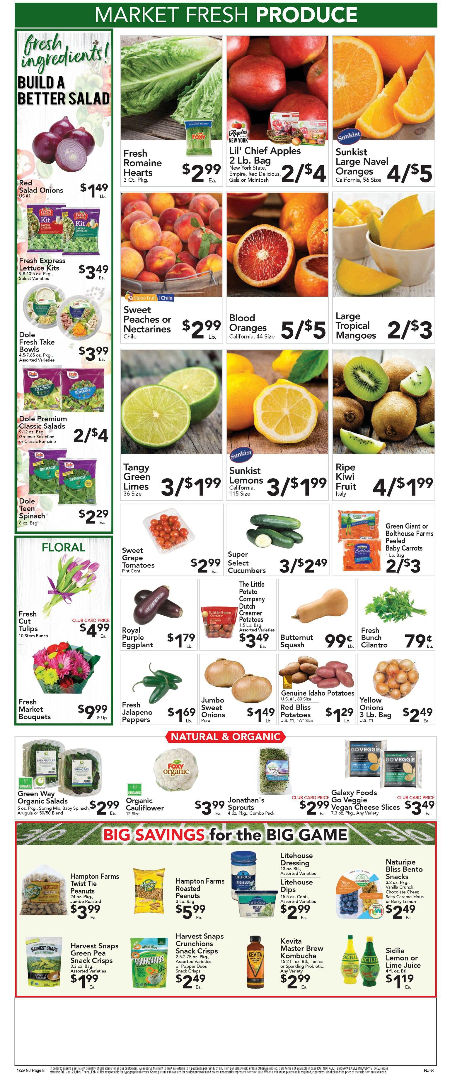 Foodtown Weekly Ad Flyer January 29 to February 4, 2021